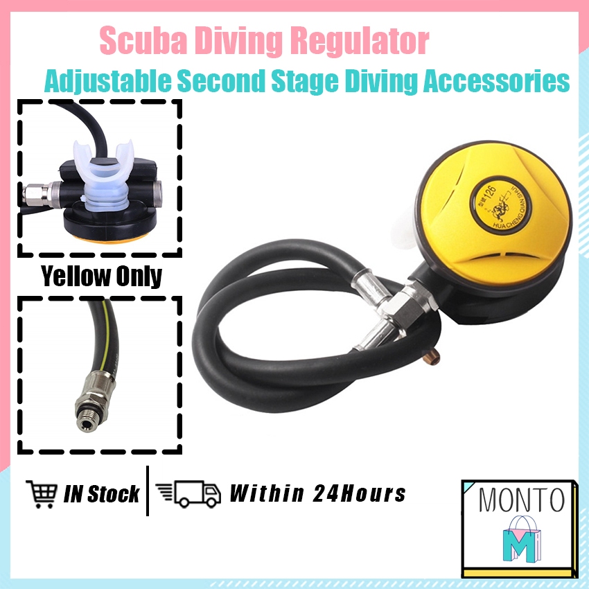 Scuba Diving Regulator Adjustable 2nd Stage Regulator Octopus Hookah