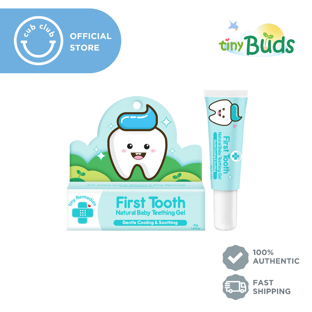 Tiny Buds Baby First Tooth Natural Baby Teething Gel 20g Shopee Philippines