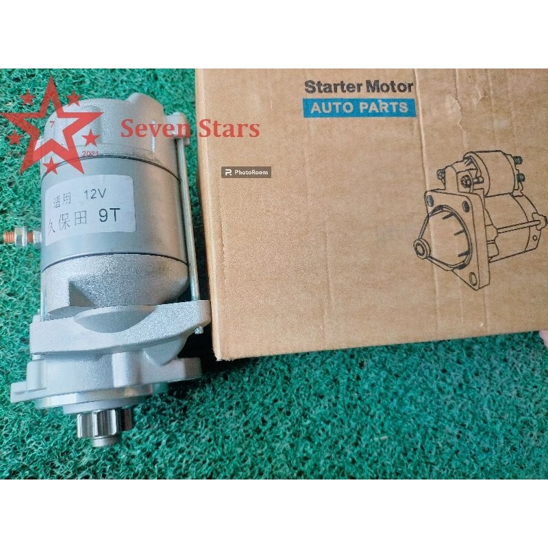 Kubota Replacement Starter Motor 9T for Kubota Tractor / Harvester All