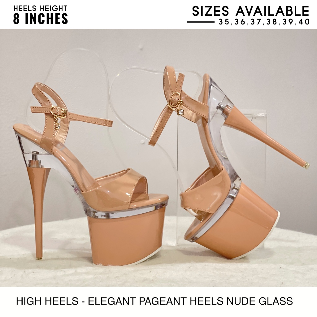 Eight inch sale heels