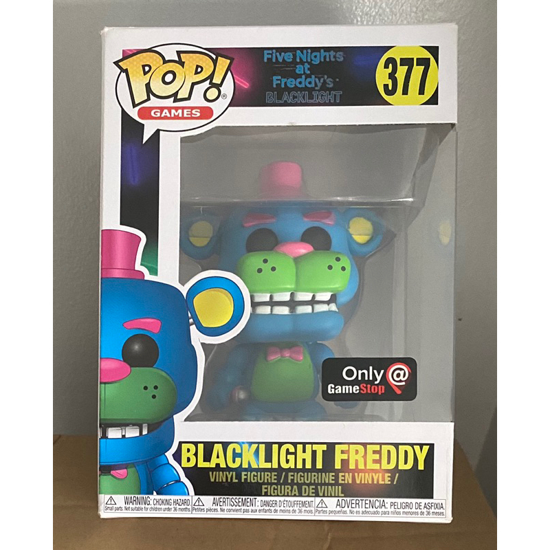 Funko Pop! Five Nights At Freddy's Fnaf Blacklight Freddy 377 Target 