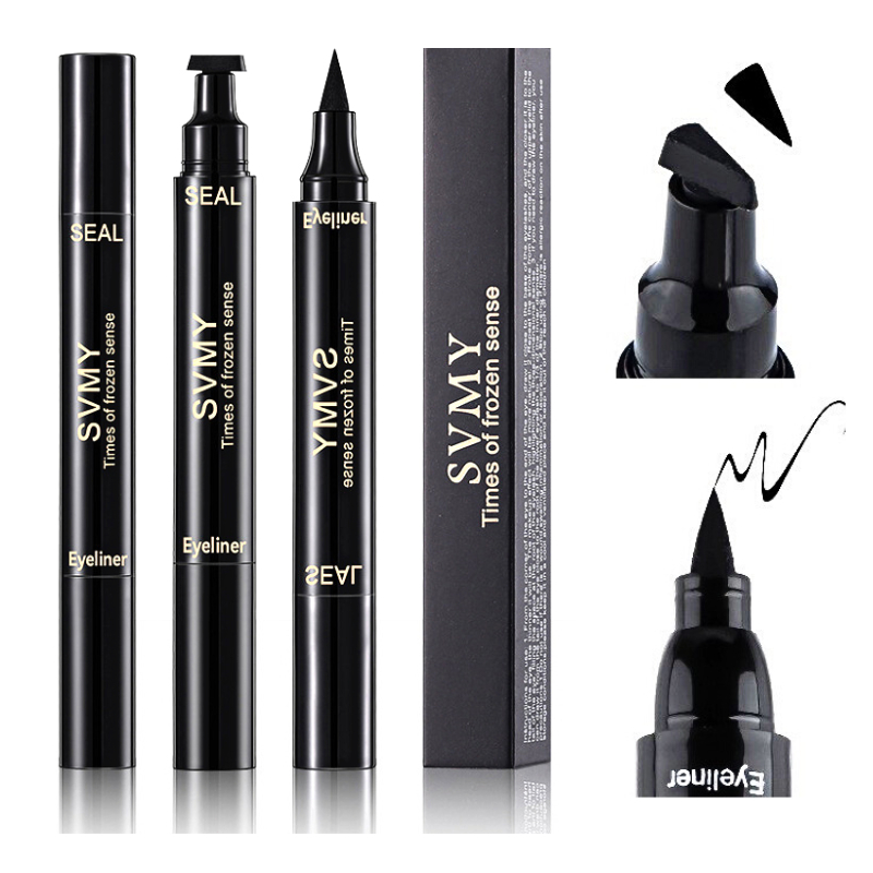 Double Head Waterproof Eyeliner Pen Cat Eye Winged Eyeliner Sexy Eye Cosmetic Seal Stamp Wing 