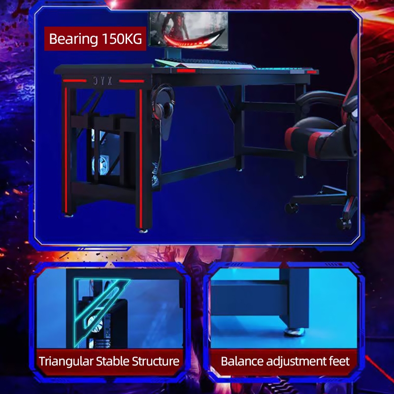 AIODIY Gaming Table Playing Games Playing Computer Table Ergonomic ...