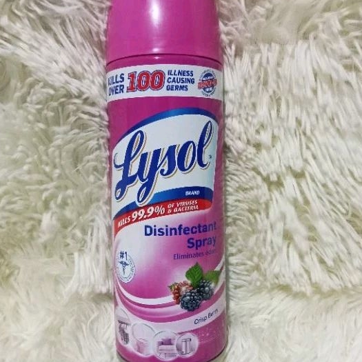 LYSOL DISINFECTANT SPRAY 340g(454ml)_CRISP BERRY Shopee Philippines