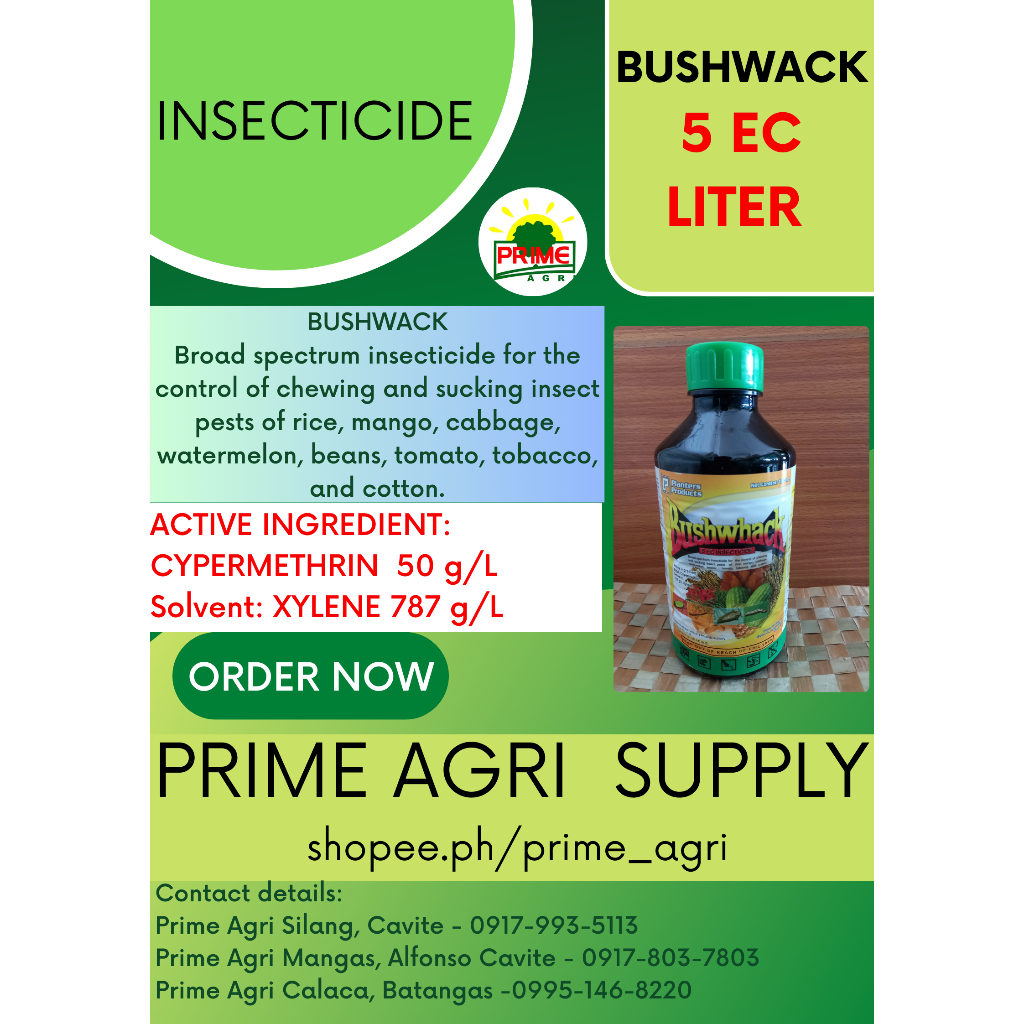 BUSHWACK INSECTICIDE LITER | Shopee Philippines