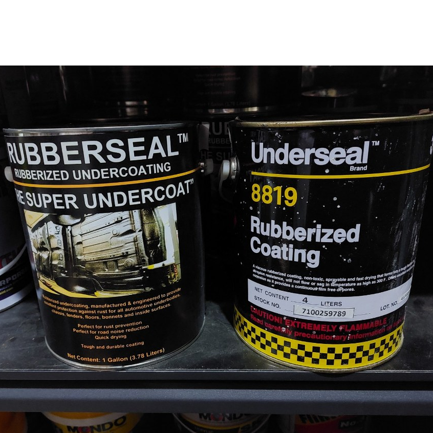 Rubberseal Or 3M Underseal 4Liter / Gallon Rubberized Undercoating Undercoat SOLD SEPERATELY