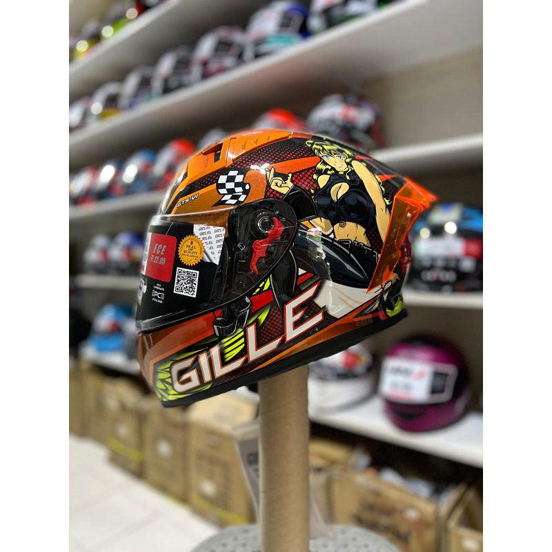 Gille Gts V Helmet With Lots Of Freebies Shopee Philippines