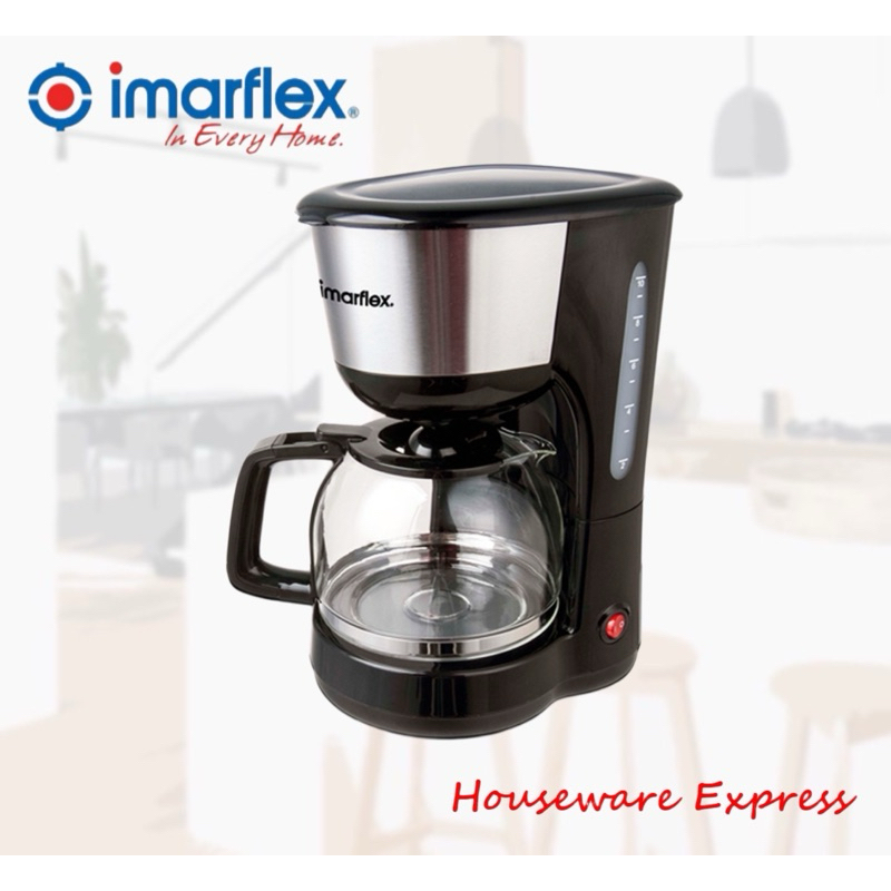 Imarflex ICM700s 810 Cups Coffee Maker (Black/Stainless) ICM700S