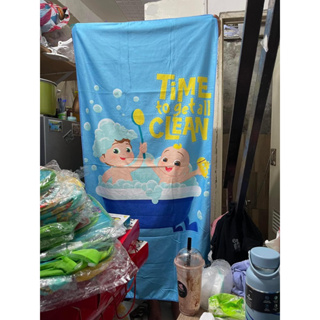 25*50cm Small Cute Cartoon Microfiber Absorbent Drying Bath Towels Bear  Pattern Cotton Baby Towel