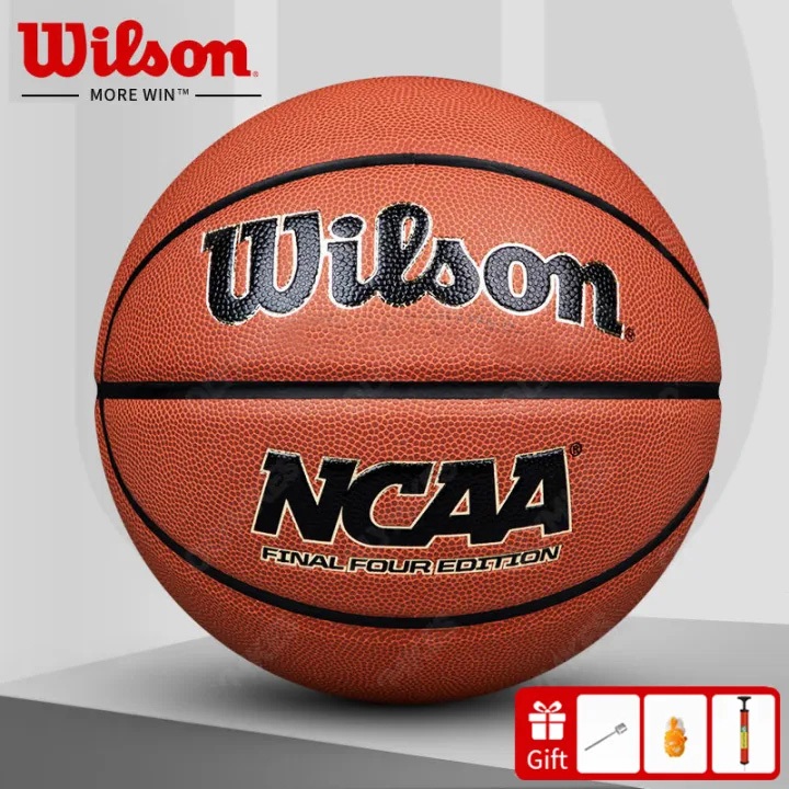 Wilson Basketball Ball NCAA Size7 men's PU material basketball Free of