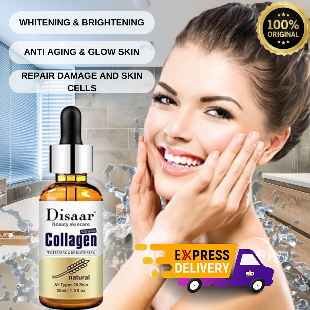 DISAAR Collagen Serum Anti Aging Facial Serum Anti Pekas Brightening ...