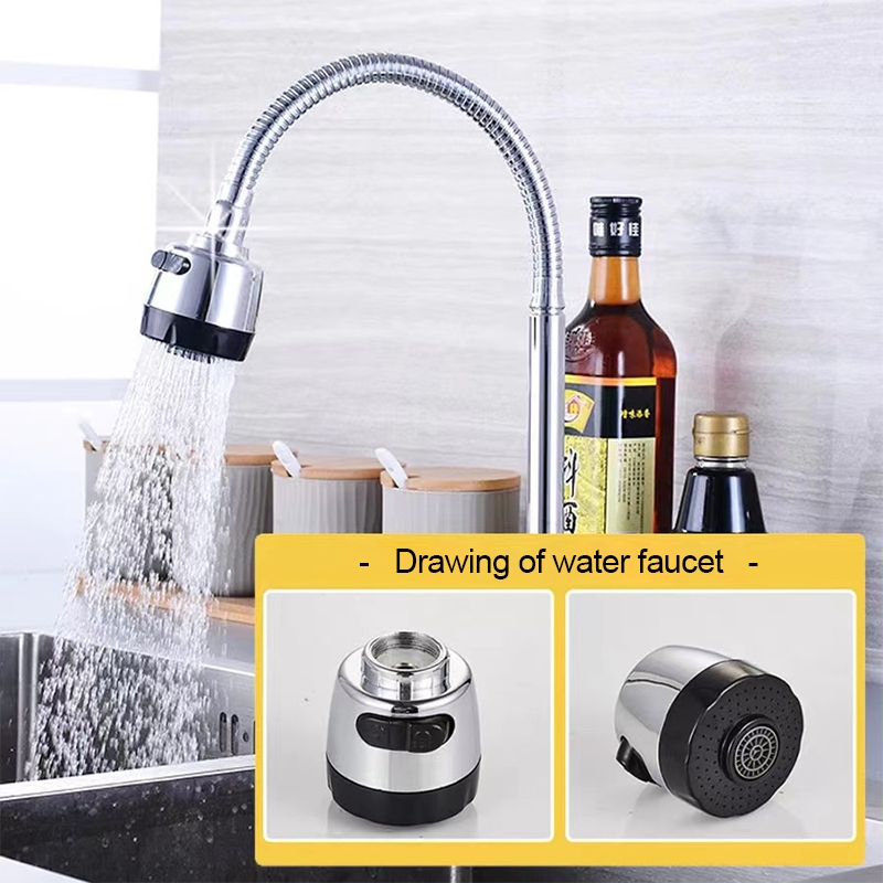 SUS304 Kitchen Sink Faucet 360°Rotation Flexible Single Cold Faucet ...