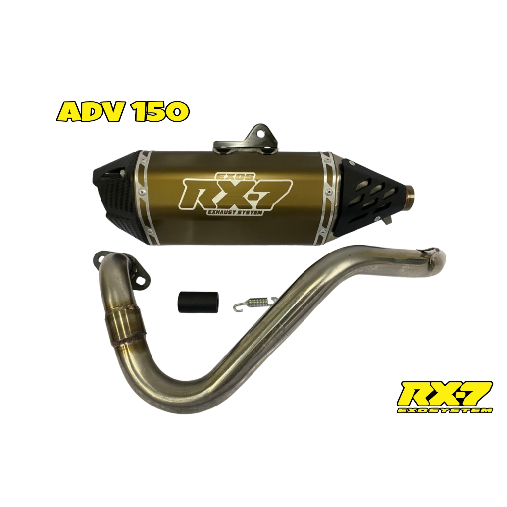 Exos Racing Rx7 Full Exhaust System Dark Titanium Shopee Philippines 8022