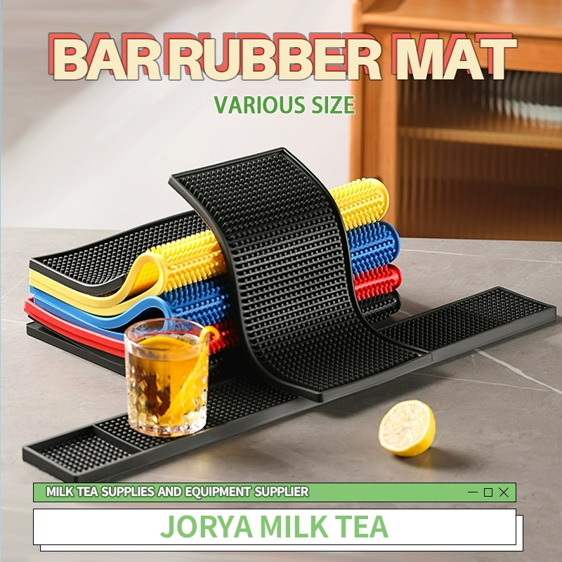 Black Bar Mat Rubber Bar Mat Service Spill Mat Glass Drip Tray Beer