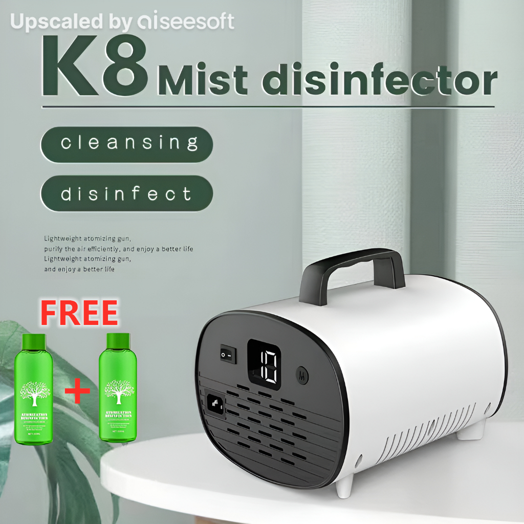 K8 Nano Fogging Machine Disinfection Disinfectant Cleaner Smoke Machine Fogger Sterilize Machine