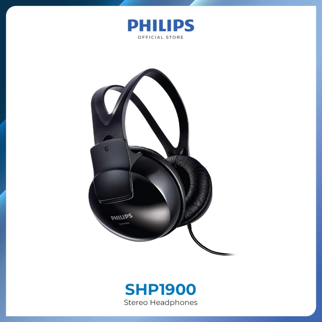 Philips Stereo Headphones SHP1900 Over ear For music PC TV 2m long cable Shopee Philippines