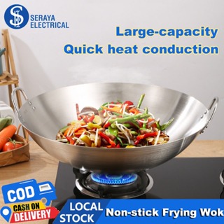 wok pan non stick 13 pcs cookware set ceramic non stick frying pan Okebukur  Non-Stick Pot Wok/frying