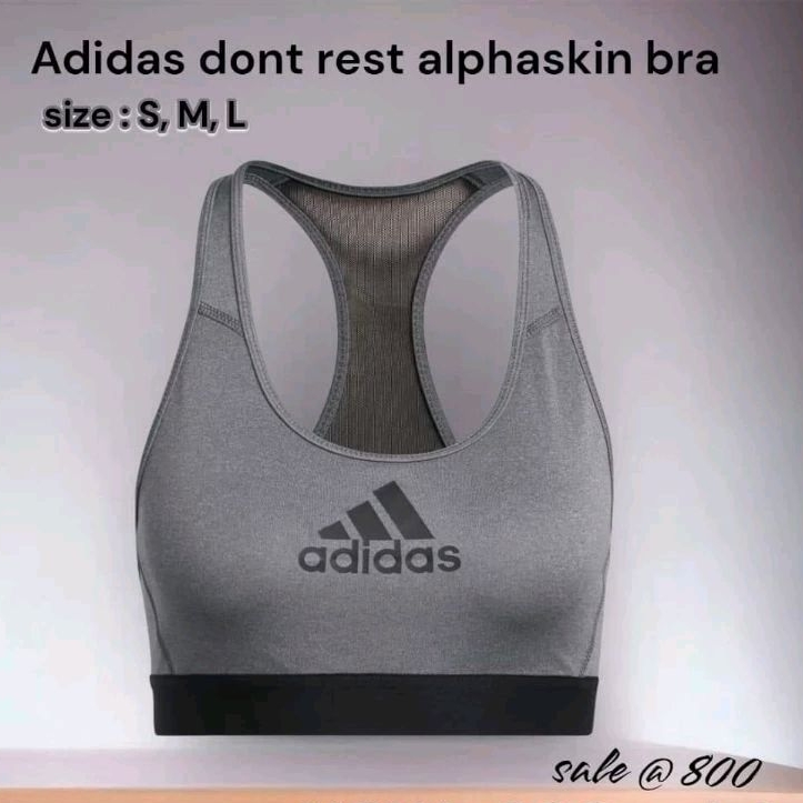 Adidas don't rest alphaskin bra (S,M,L)