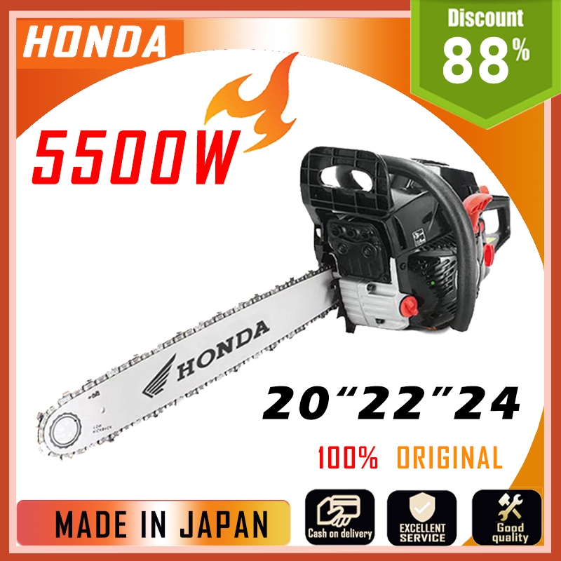 Chainsaw gasoline 20/22/24 inches 72/78CC 9.9kw original Honda Chainsaw ...