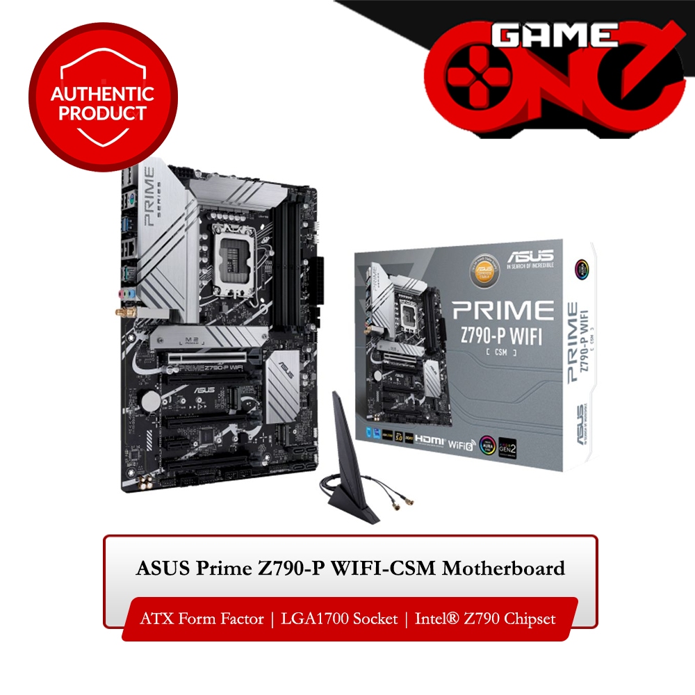 ASUS Prime Z790 P WIFI CSM LGA 1700 ATX Motherboard Shopee