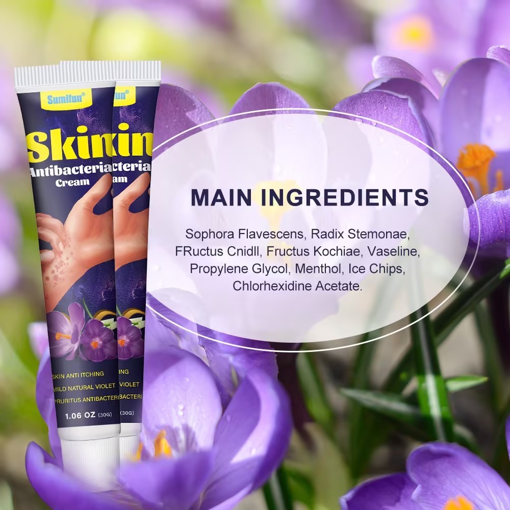 Eczema Cream Antibacterial Psoriasis Treatment Cream Anti Itch Rash ...