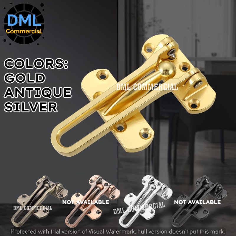 (DML-2212) 1 PC Swing Bar Lock Home Security Bolt Latch Door Lock ...