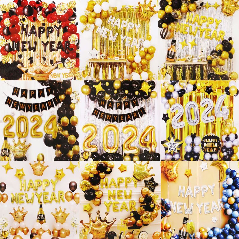 2024 Happy New Year Balloon Set 40 Inch Number Latex Balloons Christmas   Ph 11134207 7r98o Lorvp65z8o109a