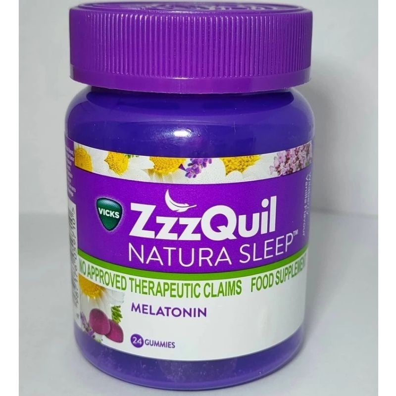 Vicks Zzzquil melatonin gummies natural sleep | Shopee Philippines