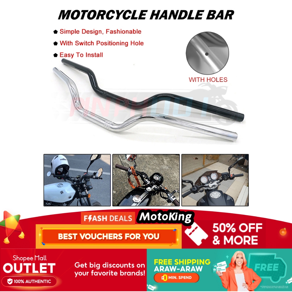 65-4960 British Standard BSA, Norton, Triumph Low Chrome Handlebars UK Made