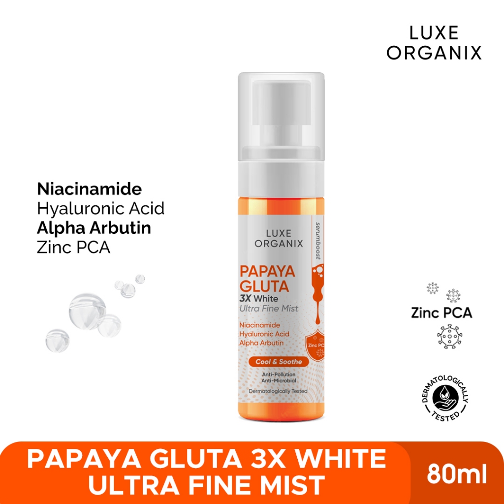 Luxe Organix Papaya+Gluta Gel Sbiancante Viso 200ml - Con Papaina, Glutatione, Niacinamide - Foto 2