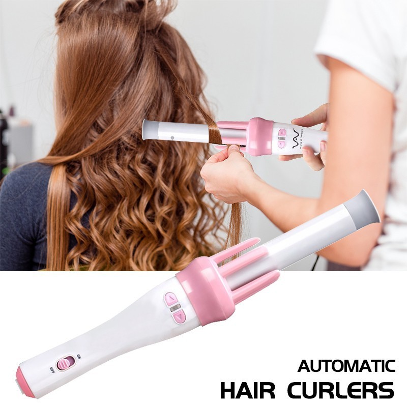 Automatic Curling Iron Ceramic Hair 360 Double Rotation Rolling Electric Hair Roller Hair Styling Shopee Philippines