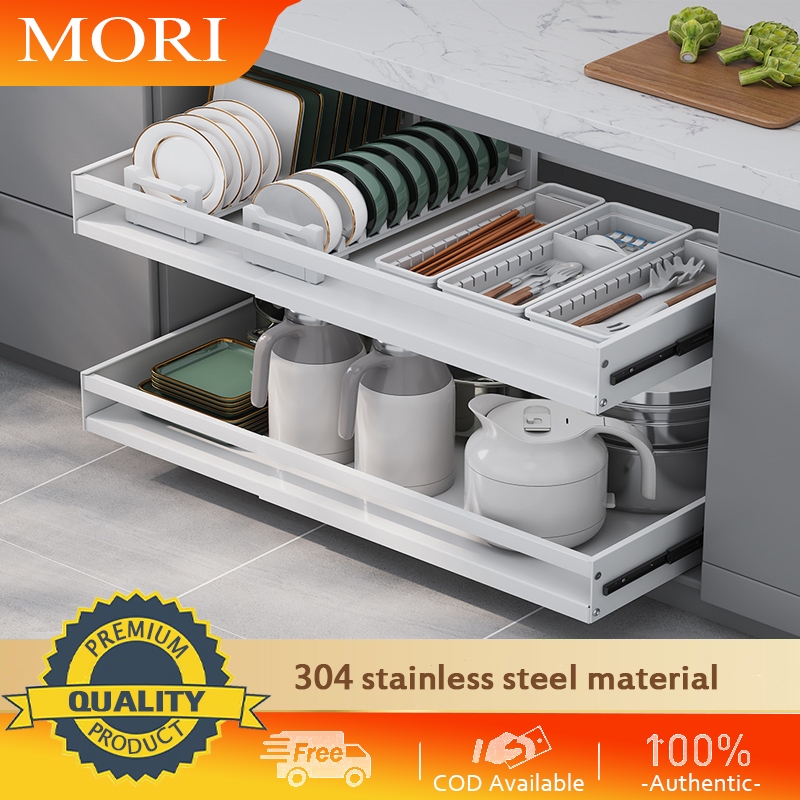 Amazon treliamd pull out blind corner cabinet organizer right swing 2 tiers slide out kitchen cabinet organizer opening chrome soft close