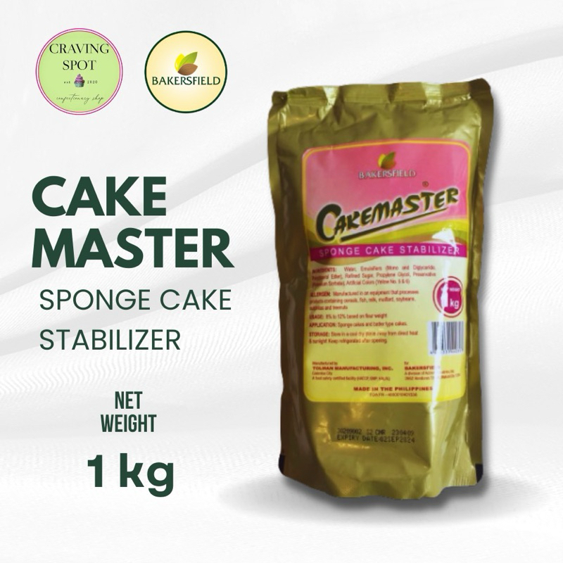 BAKERSFIELD CAKE MASTER SPONGE CAKE STABILIZERMARCH 2025 EXPIRY