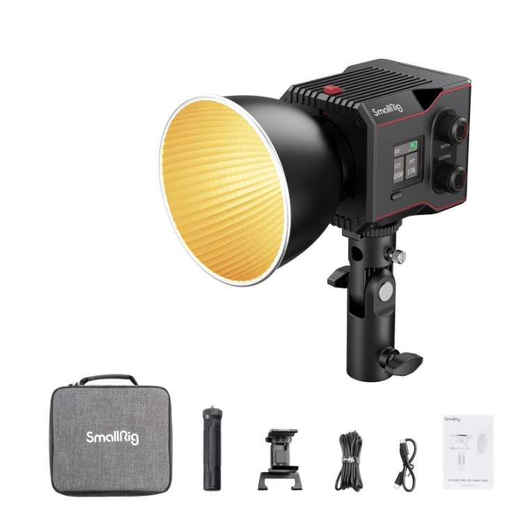 SmallRig 60W RC 60B COB LED Video Light #4376B & SmallRig RA-D30 mini ...