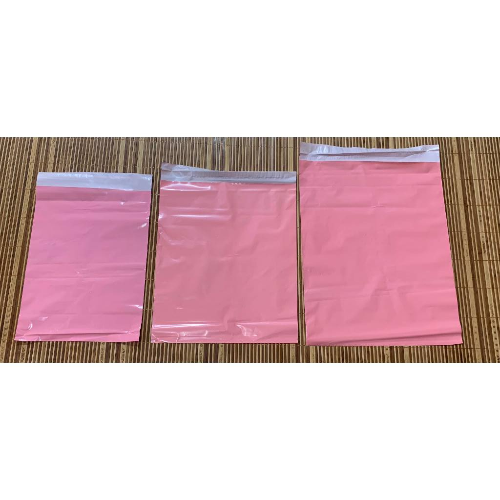 100pcs Light Pink Plain thick Self Adhesive Pouch/Mailing Parcel ...