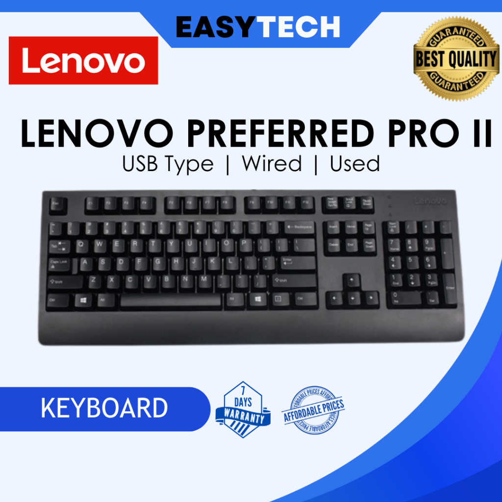 EASYTECH | Original USB Heavy Duty Assorted Brand Keyboard (Used ...