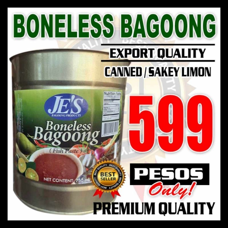 Pangasinan Best Boneless Bagoong Isda ( Canned / 1 Limon ) | Shopee ...