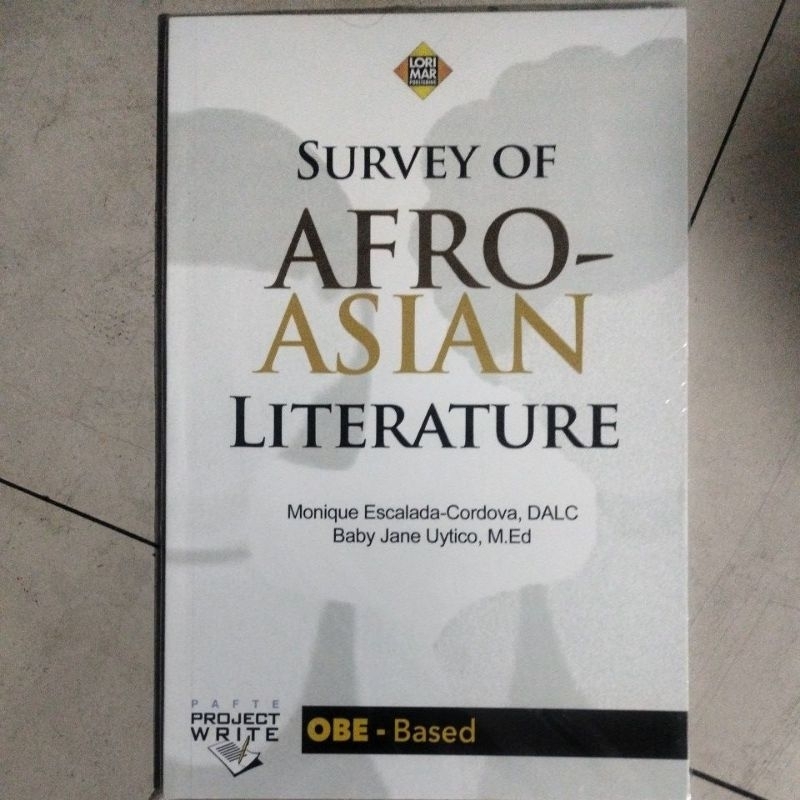 Survey of Afro-Asian Literature 2024( Lorimar) | Shopee Philippines