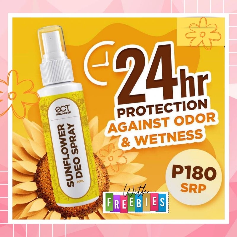 SUNFLOWER DEODORANT SPRAY 60ml Shopee Philippines