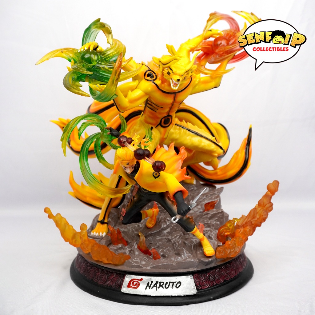 HQKO Naruto Uzumaki Sage of Six Paths Mode Action Figure PVC | Shopee ...