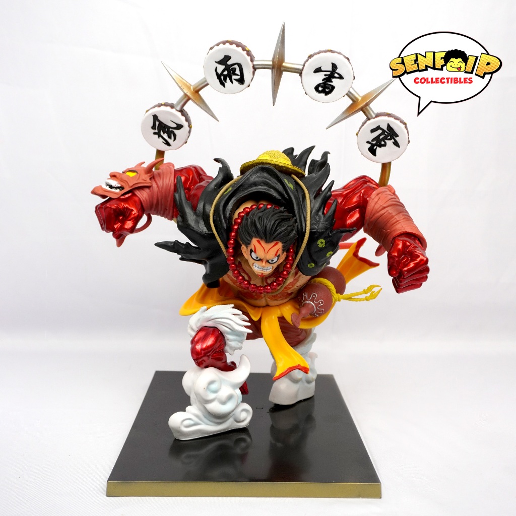 HQKO Sky Lion Luffy figure Kabuki Kimono Luffy Action Figure | Shopee ...