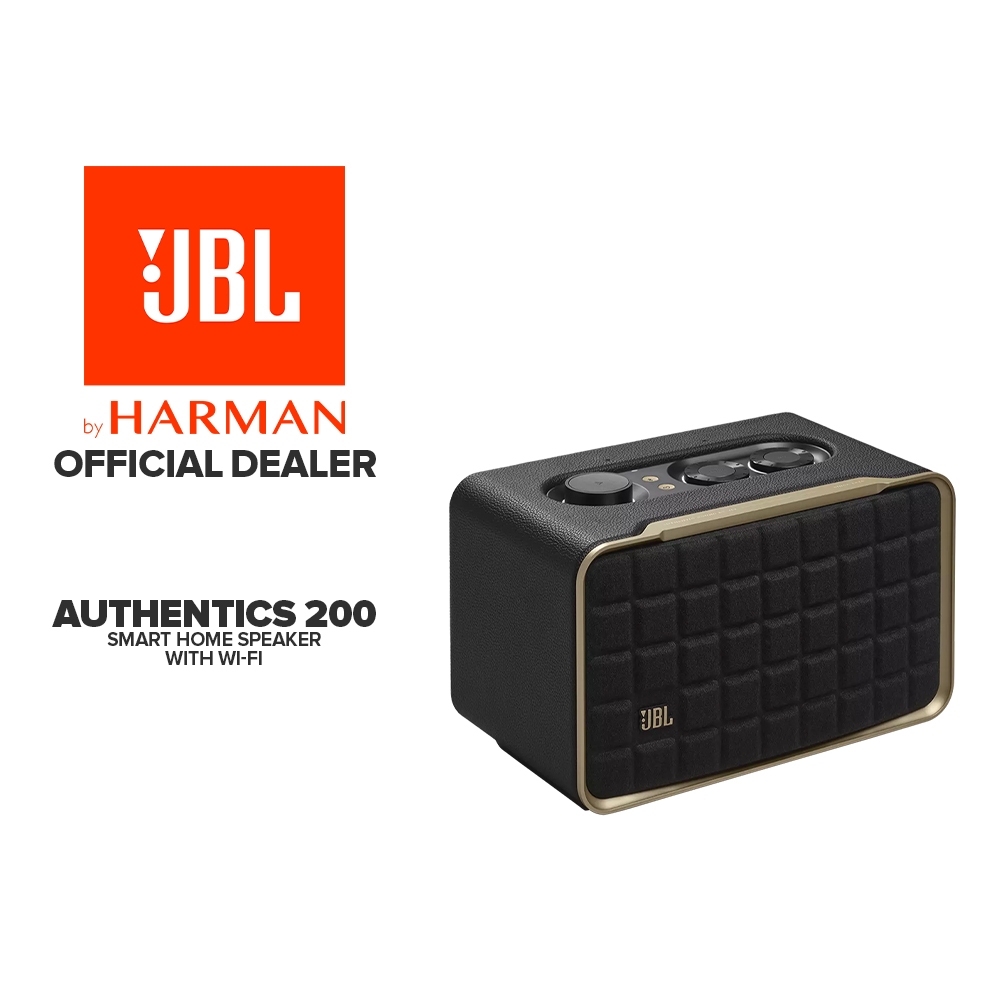 Buy JBL Authentics 200 Wireless Multi-room Speaker With Google Assistant & Amazon Alexa - Black