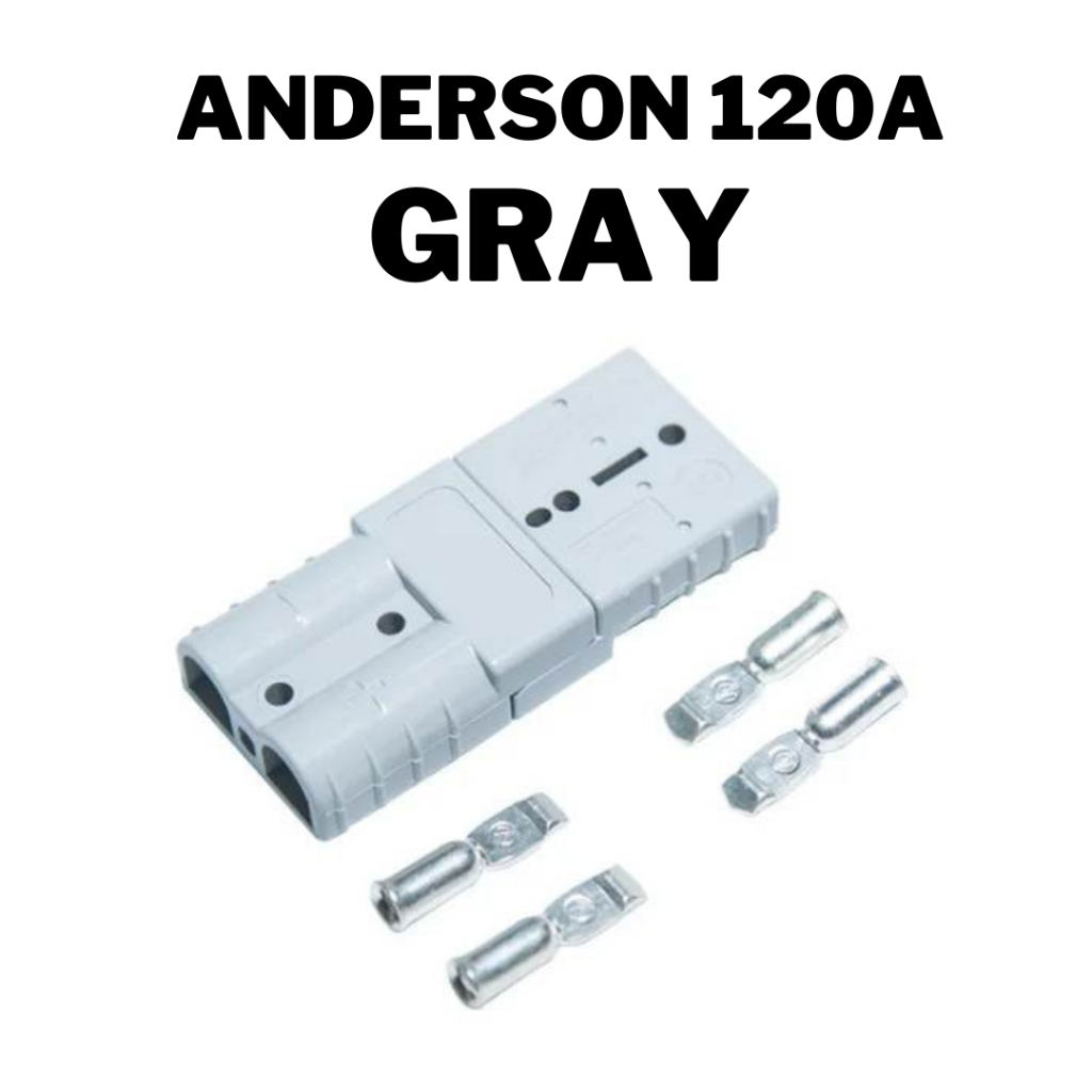 50A/120A/175/350A 600V High Current Plastic GRAY & RED Anderson ...