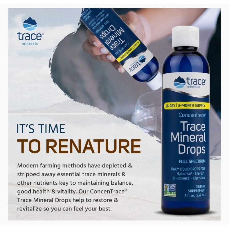 Trace Minerals ConcenTrace, Trace Mineral Drops, 8 fl oz (237 ml