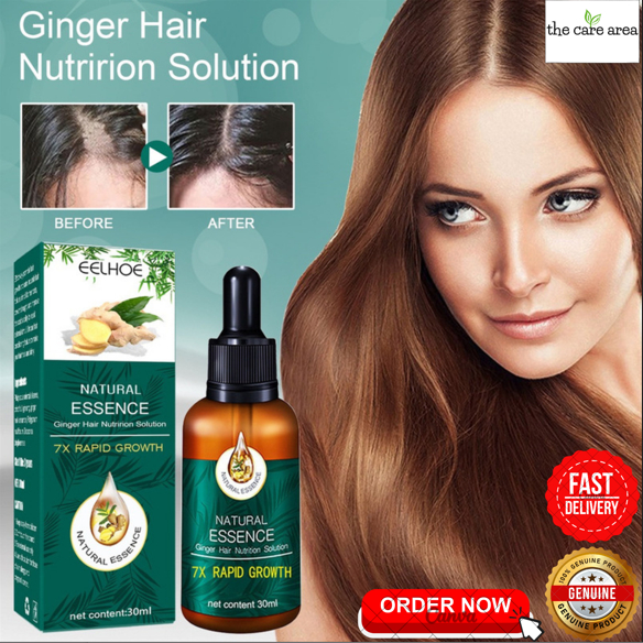 Ginger Hair Growth Essential Oil Rapid Hair Growth Serum Anti Hair Loss Hair Nutrient Solution