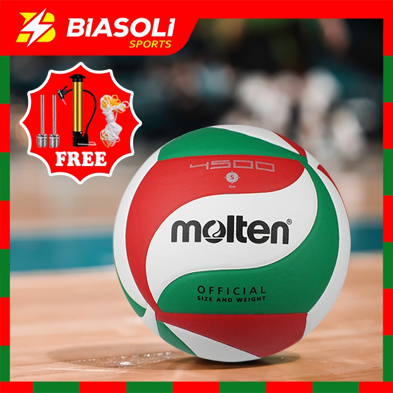 Molten Leather Official Volleyball Original Size 5 Competition Training