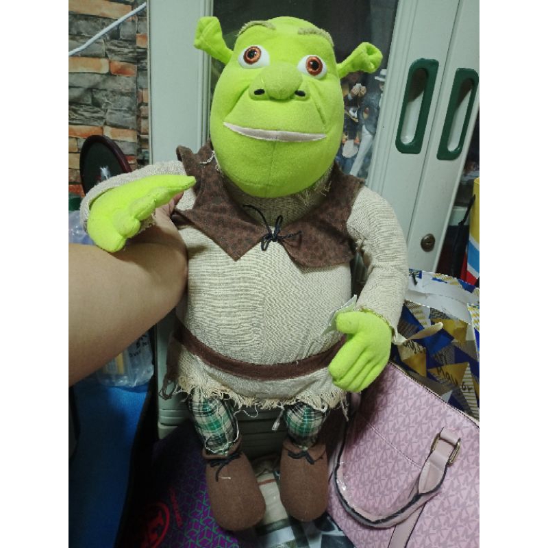 N/D 32cm Shrek Plush Toy Cute Anime Figure Stuffed Plush Doll