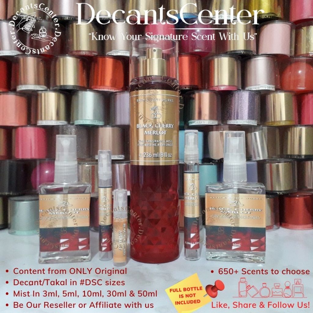 Black Cherry Merlot Body Mist in 10ml | Shopee Philippines