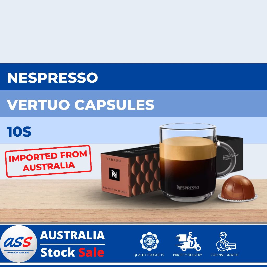 Nespresso Vertuo Roasted Hazelnut Coffee Capsules (10s) Shopee