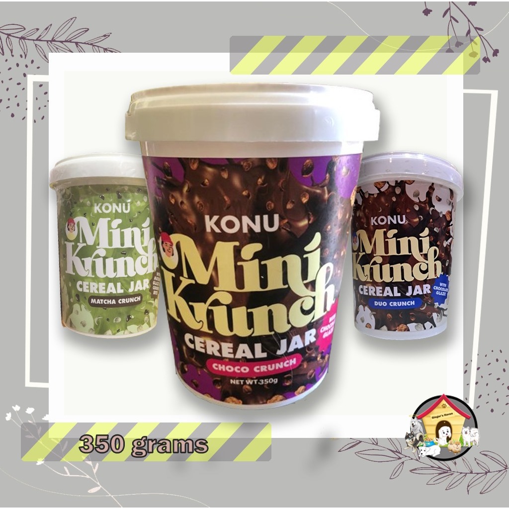 Konu Mini Krunch Cereal Jar (1pc, 350g) Shopee Philippines